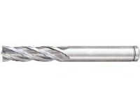 Powdered High-Speed Steel Square End Mill, 4-Flute / Regular / Non-Coated Model PM-EM4R7