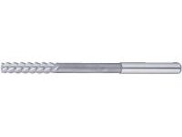 High-Speed Steel High Helical Reamer, Right Blade with 60° Left Spiral, 0.01 mm Unit Designation Model HHHR-5.45