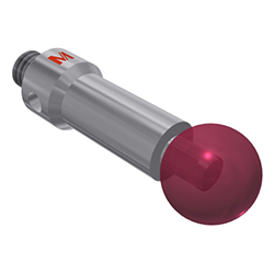 Stylet M4 bille rubis, Tige acier inoxydable