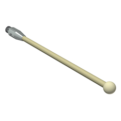 Stylet M3 bille oxyde de zirconium, Tige céramique