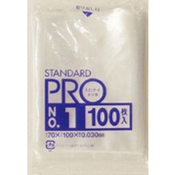 Sac en plastique standard (transparent), épaisseur de 0.03mm