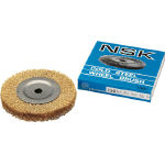 Brosse de roue / Brosse ronde en fil d'acier et or / W-6/-9E/-21