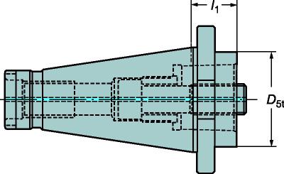 SANDVIK NMTB à l'adaptateur Coromant Capto