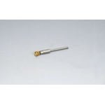 Brosse cylindrique / Brosse cylindrique avec tige en laiton miniature / Diamètre du fil : 0,15 mm / Diamètre de la tige : 3 mm