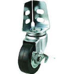 Roulettes type angle (roues en caoutchouc) flexibles (avec butées)