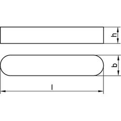 DIN 6885 Clavettes parallèles