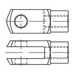 DIN 71752 Embouts à chape