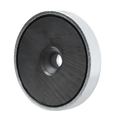 Ferrite Shallow Pot Magnets / Countersunk Mounting E878