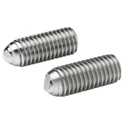 Ball point screws, Stainless Steel 605-M8-10-BN