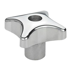 Hand knobs, Aluminum 6335-AL-40-M8-E-PL