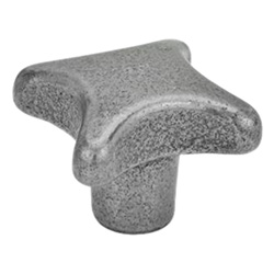Hand knobs, Cast iron 6335-GG-40-M8-E