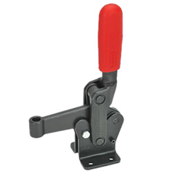Heavy duty vertical acting toggle clamps, with horizontal mounting base, „Longli