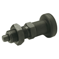 Indexing plunger, Steel / Plastic knob 617-5-AK