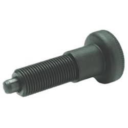 Indexing plungers, Steel / plastic knob 613-6-A