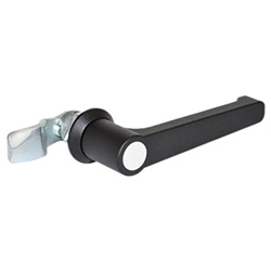 Latches, with operating elements, locating ring black 115-HG-6-SW