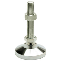 Leveling feet, foot / threaded stud Stainless Steel 343.6-25-M8-63-OS