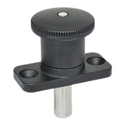 Mini indexing plungers Zinc die casting / Plastic-knob
