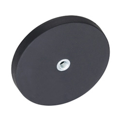 Retaining magnets with female thread, with rubber jacket 51.5-ND-22-WS