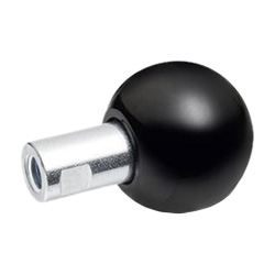 Revolving ball knobs, Plastic 319.2-50-M12-A