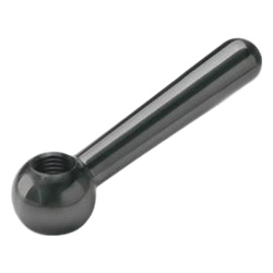 Short clamping levers, Steel 204-10-M8-N