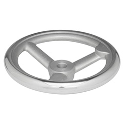 Spoked handwheels, Aluminium, Cast iron 950-AL-200-K20-F