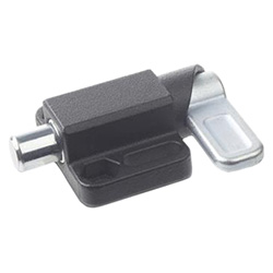Spring latches with flange for surface mounting 722.3-12-20-L-SW