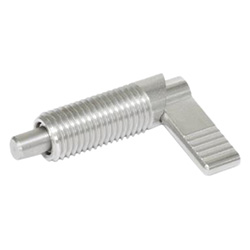 Stainless Steel-Cam action indexing plungers, without locking function 721.5-6-M12X1,5-LB