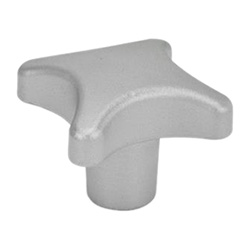 Stainless Steel-Hand knobs, casting only 6335-NI-32-A
