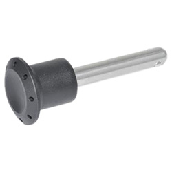 Stainless Steel-Locking pins with axial lock (Ball retainer) 124.2-12-30