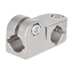 Stainless Steel-T-angle connector clamps 191-B12-B12-2-NI