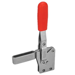 Stainless Steel-Vertical acting toggle clamps with vertical mounting base