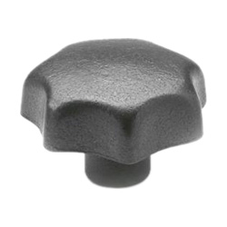 Star knobs, Cast iron / Aluminum, without bore 6336-GG-80-A