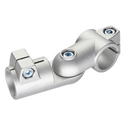 Swivel clamp connector joints, Aluminium 288-B30-B25-T-2-SW