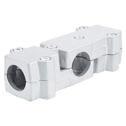 T-angle connector clamps, Aluminium 195-B50-76-2-SW