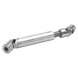 Universal joint shafts with friction bearing