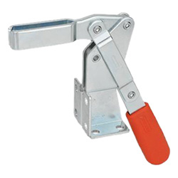 Vertical acting toggle clamps with dual flanged mounting base 812-300-AV