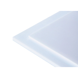 Plaque acrylique moulée (plaque TS), transparente / blanc laiteux  semi-transparent de HIKARI