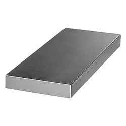 Plaque rectangulaire, fonte grise et aluminium (01140)