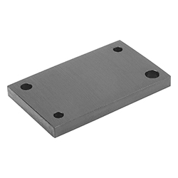 Plaque de support DIN 6348, acier (08580)