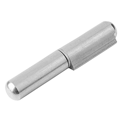 Charnière soudable forme A, acier inox. (27886)