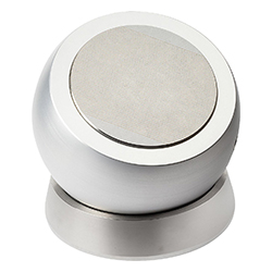 Boule de bridage magnetiq aluminium, argent (09230)