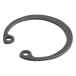 Circlips pour percage DIN 472, acier ou acier inox. (07331)