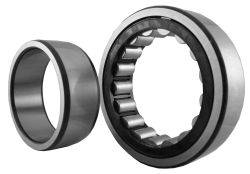 Roulements à rouleaux cylindriques NU10, dimensions principales selon DIN 5412-1, roulement libre, dissociables, avec cage