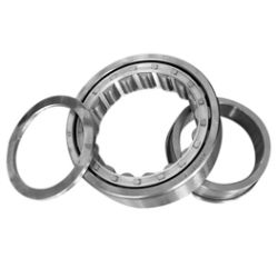 Roulements à rouleaux cylindriques NUP2..-E, dimensions principales selon DIN 5412-1, roulement fixe, dissociables, avec cage