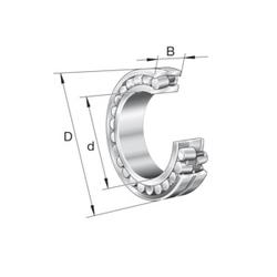 Roulement à rotule sur rouleaux 240...-BEA, dimensions principales selon DIN 635-2