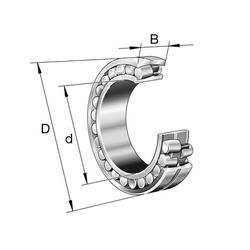 Roulements à rotule sur rouleaux 240...-BEA-K30, dimensions principales selon DIN 635-2, avec alésage conique, conicité 1:30