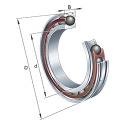 Roulement à rotule sur 2 rangées de rouleaux 239..-K, dimensions principales selon DIN 635-2, avec alésage conique