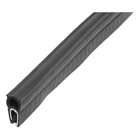 Profilés d’étanchéité et de protection d’arête des bords avec fil en acier intégré, forme B (K1368)