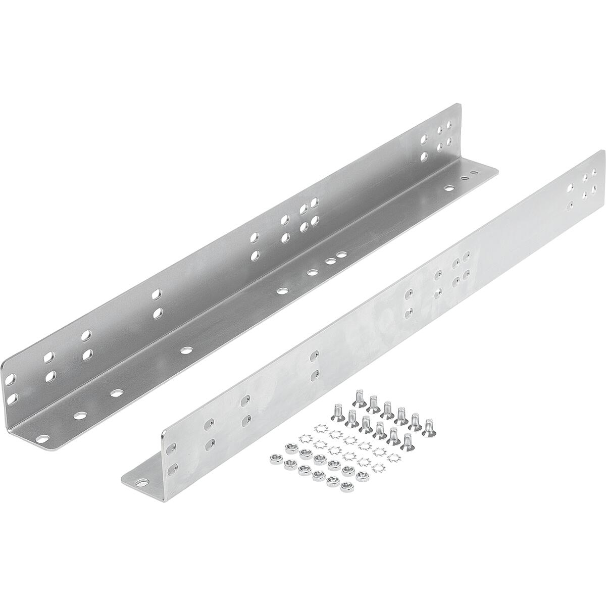 Équerres de montage en acier pour glissières télescopiques, forme C (K2094)