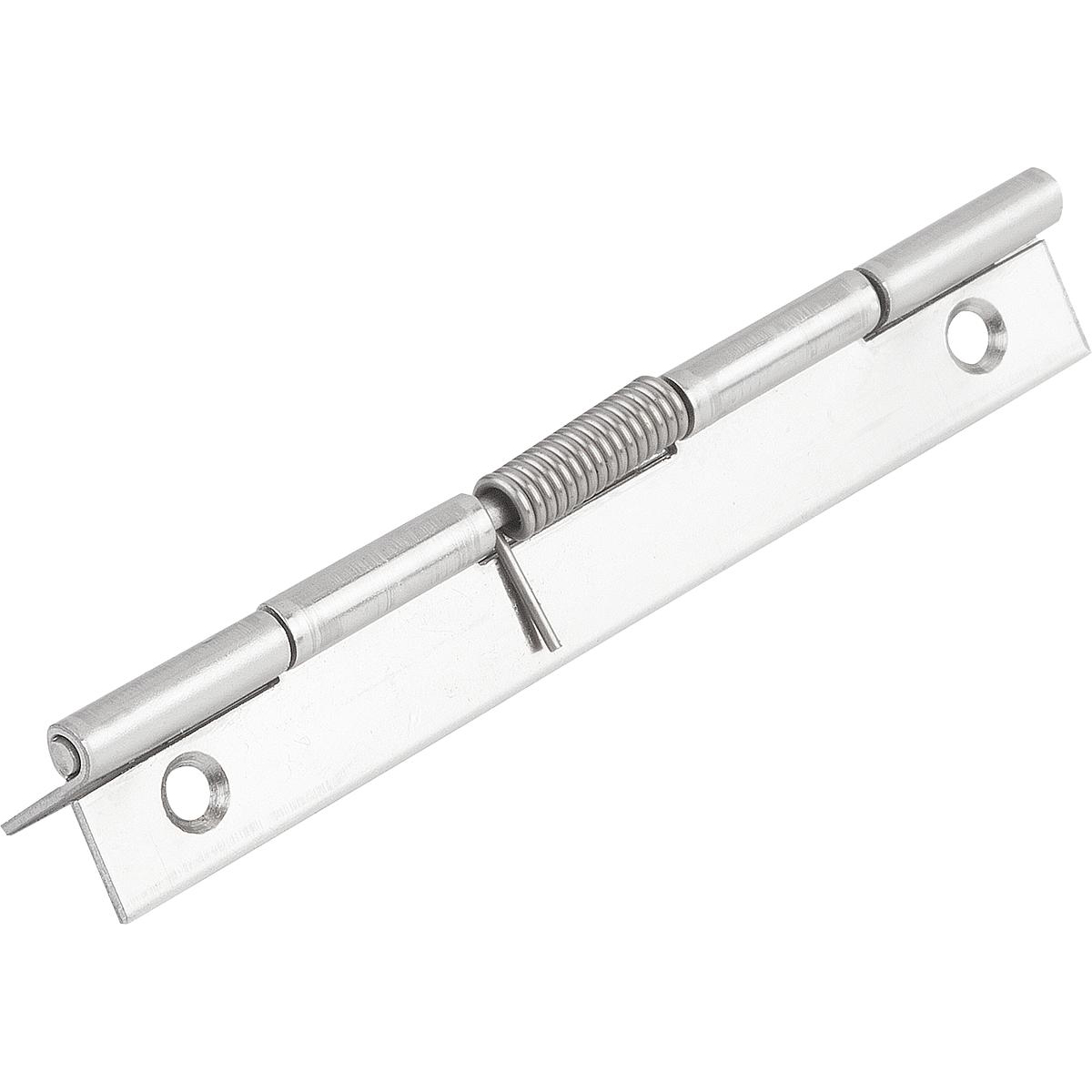 Charnières à ressort en acier ou Inox 75 mm (K1174)